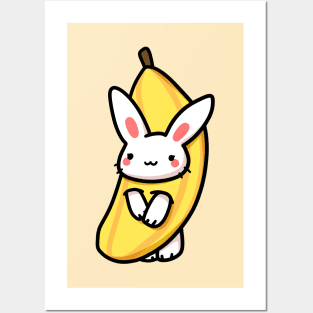 Banana bunny Bunana Posters and Art